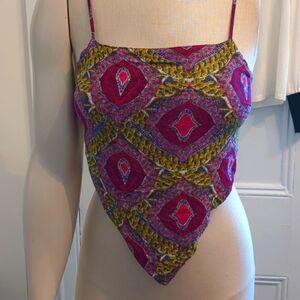 3/$14 Miss Selfie Bandana Top Small